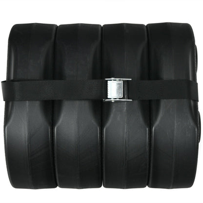 Set of 4 Canopy Weights 20lbs Weight Plate Kit with No-Pinch Design