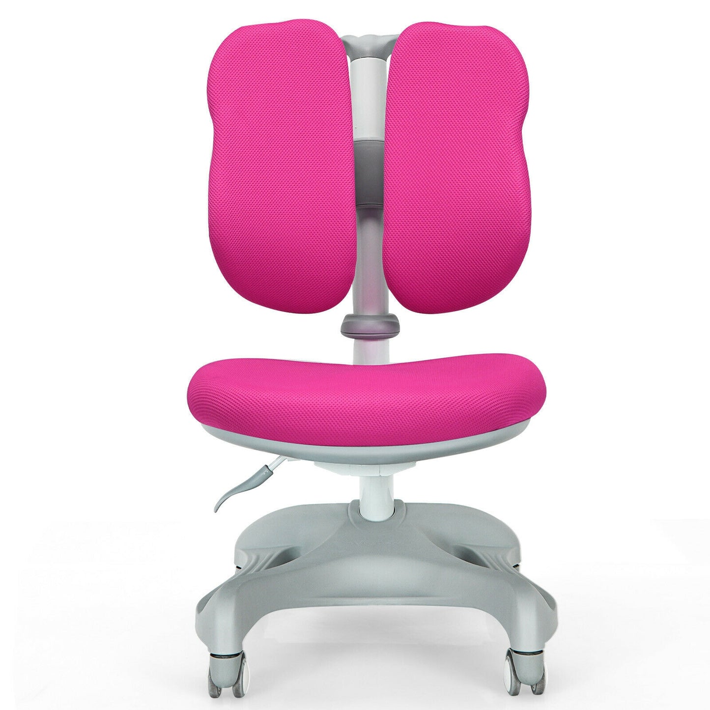 Adjustable Height Kids Study Chair with Lumbar Support