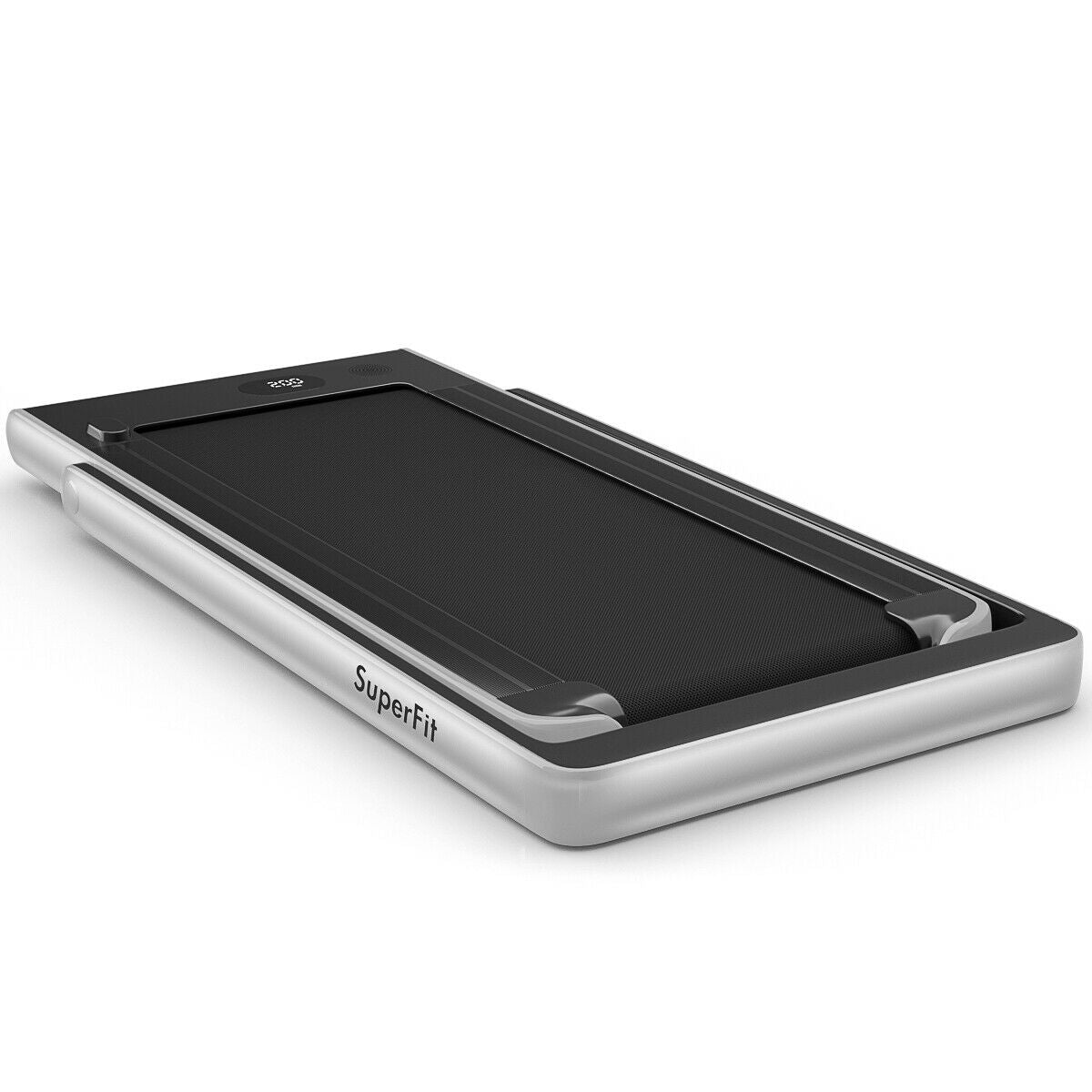 2-in-1 Folding Treadmill with Dual Display and Remote Control