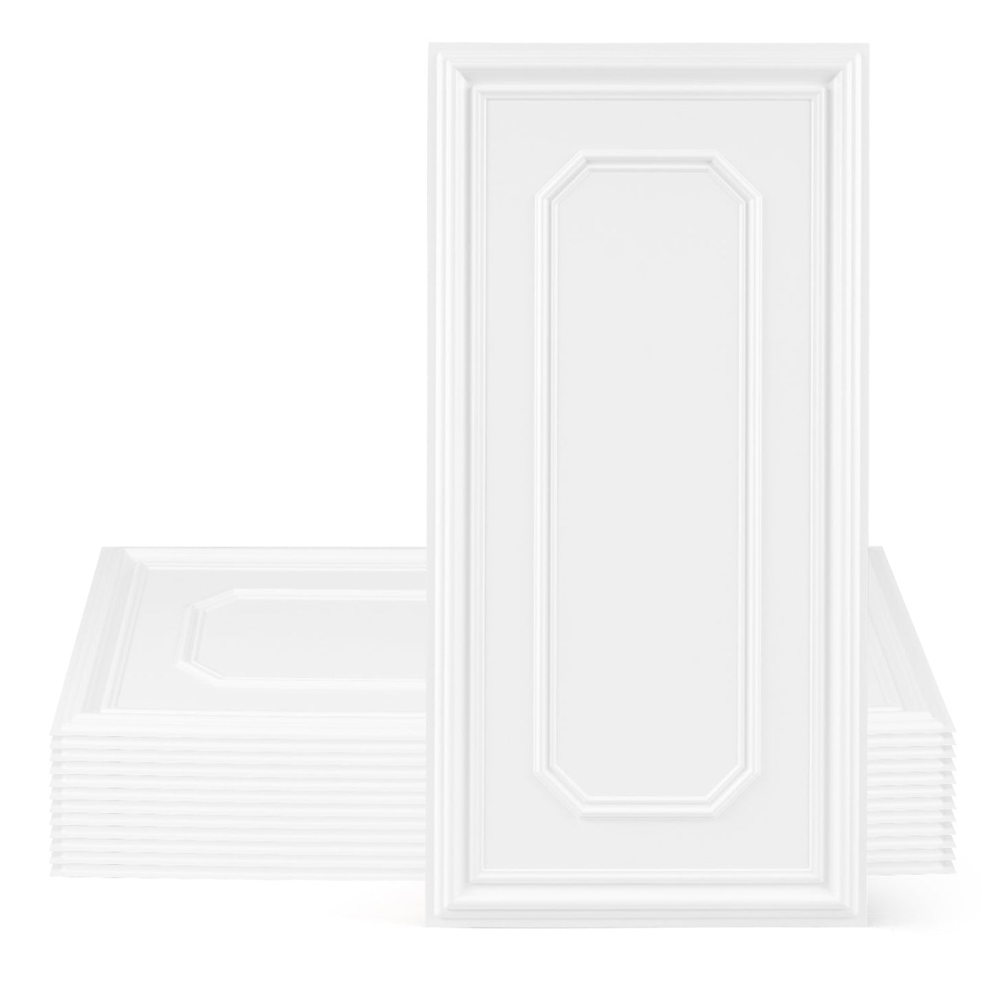 24 Pieces Ceiling Tiles Decorative PVC Ceiling Covering Panels