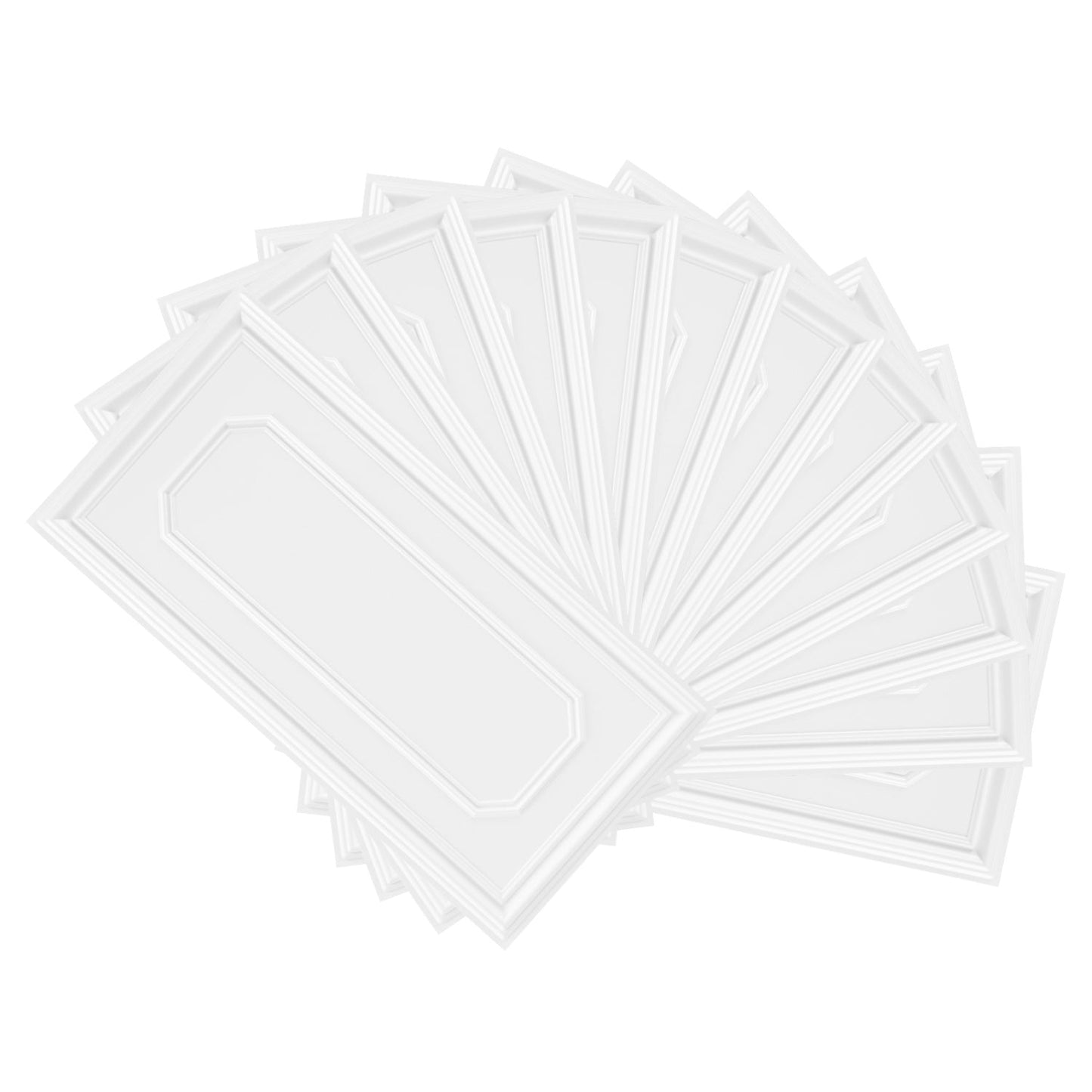 24 Pieces Ceiling Tiles Decorative PVC Ceiling Covering Panels