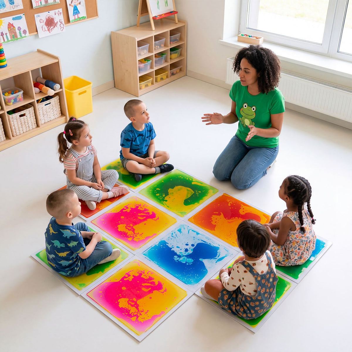 12" x 12" Toddler Sensory Floor Titles
