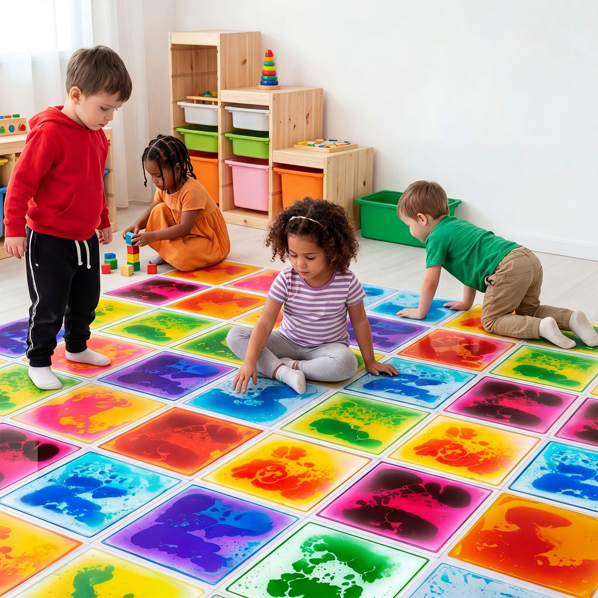 12" x 12" Toddler Sensory Floor Titles