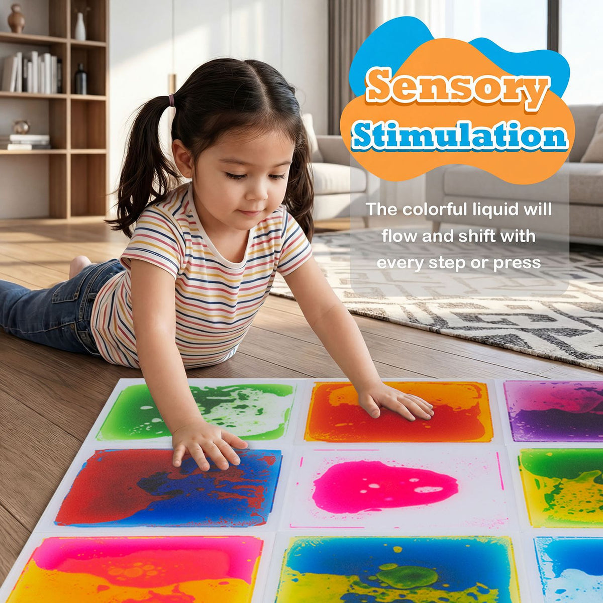 12" x 12" Toddler Sensory Floor Titles