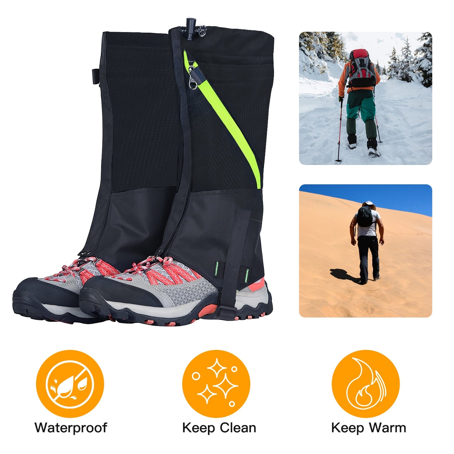 Leg Gaiters Waterproof Snow Boot