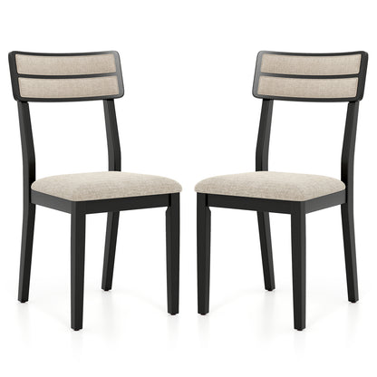 Dining Chairs Set of 2 with Ergonomic Tilt Backrest
