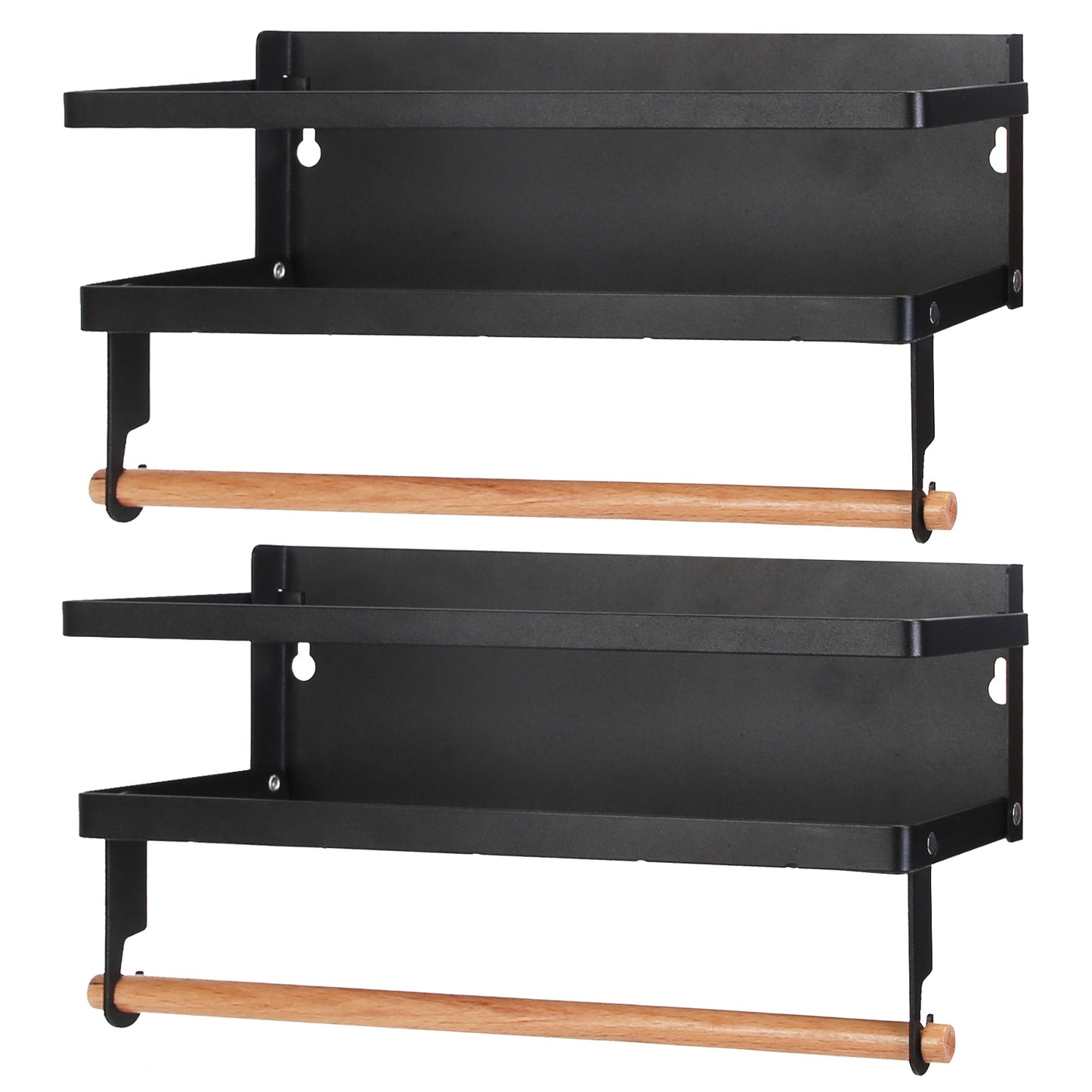 Magnetic Spice Rack for Refrigerator with Paper Towel Holder