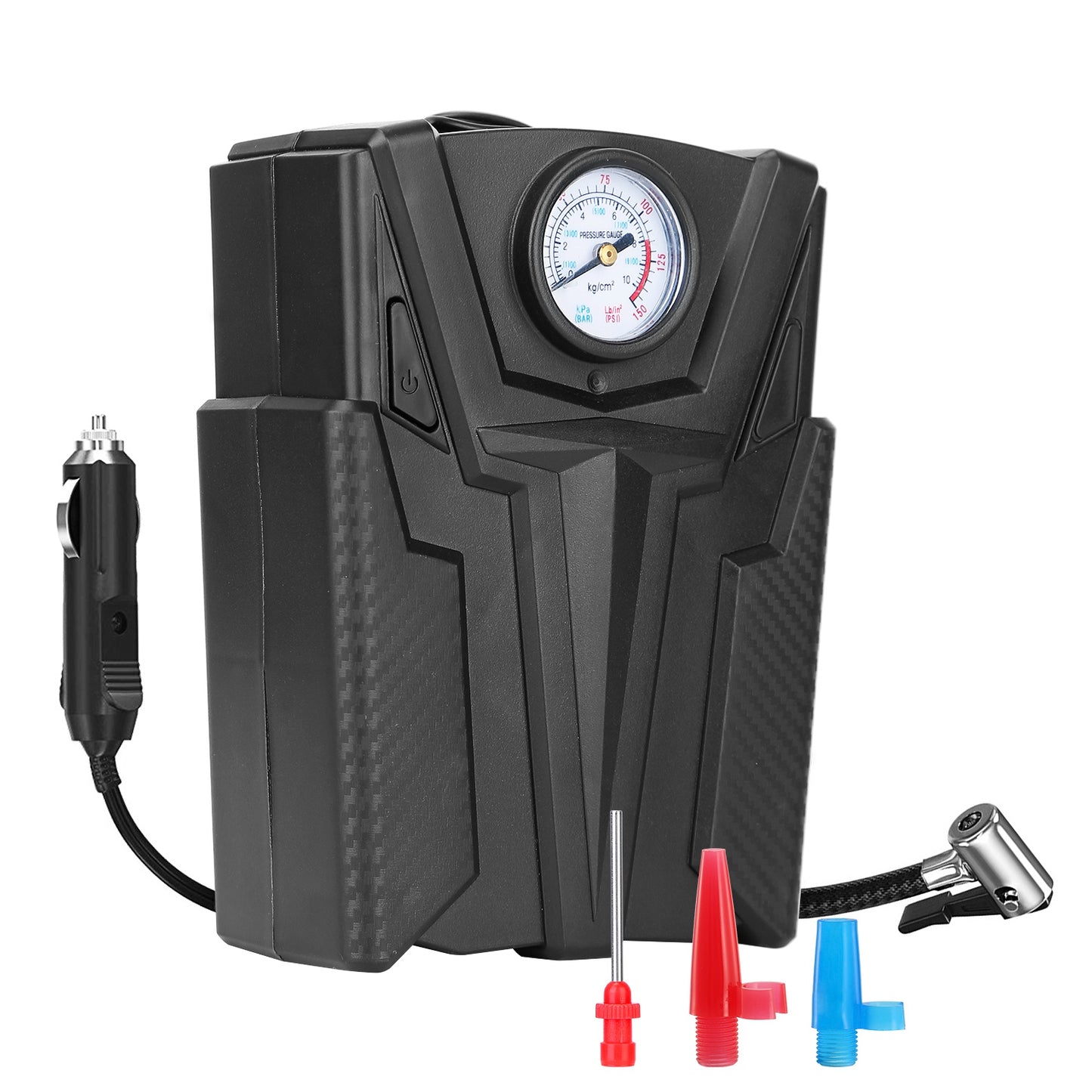 Portable Car Tire Air Compressor with Pointer Gauge 12V DC