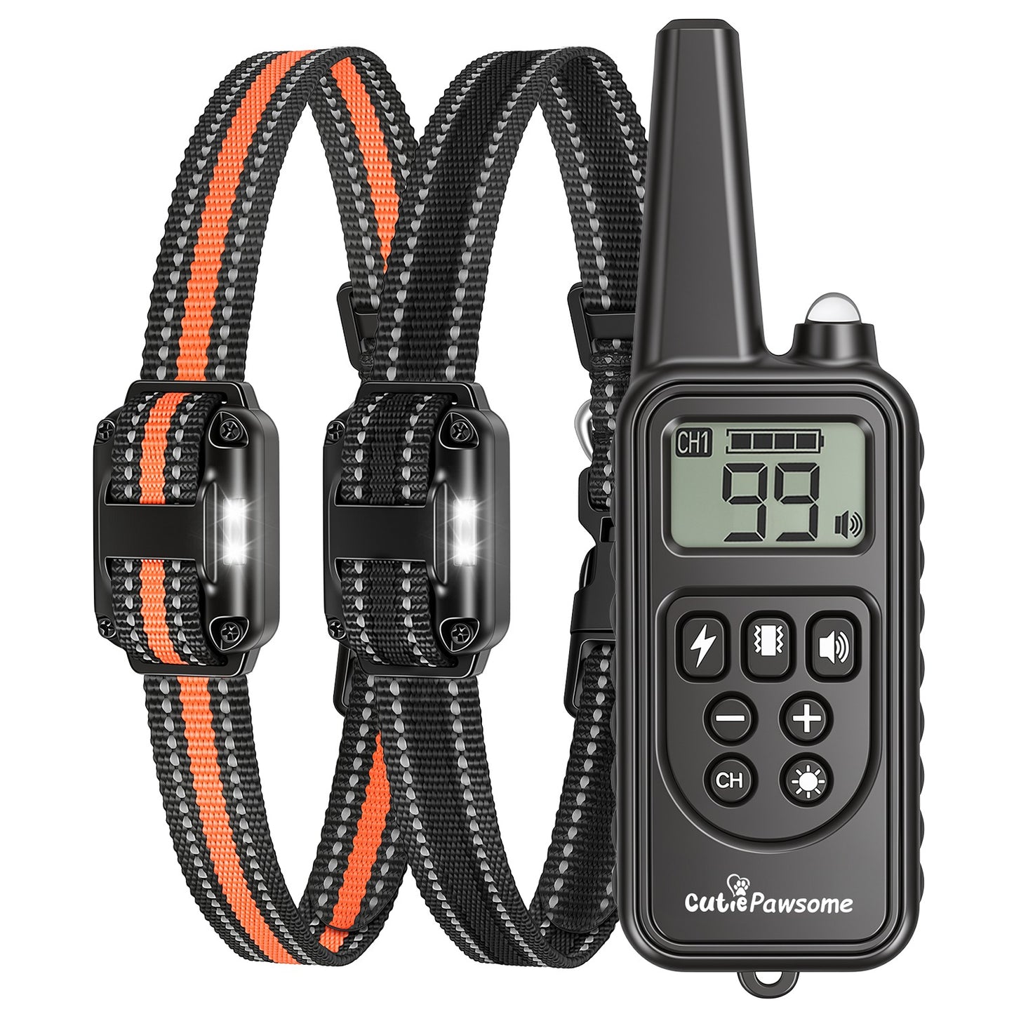 Dog Training Collar Receiver with Adjustable Belt IP67 Waterproof