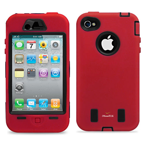 iPhone 4/4S Rugged Dual Layer Case with Screen Protector