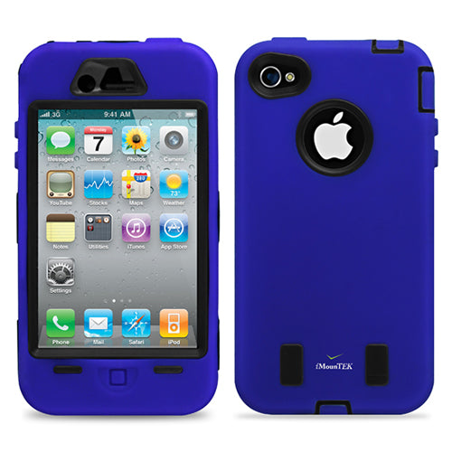iPhone 4/4S Rugged Dual Layer Case with Screen Protector