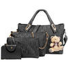 Chic Leather Handbag Set