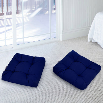 21x21 Inch Patio Chair Seat Cushion Pads - Indoor & Outdoor