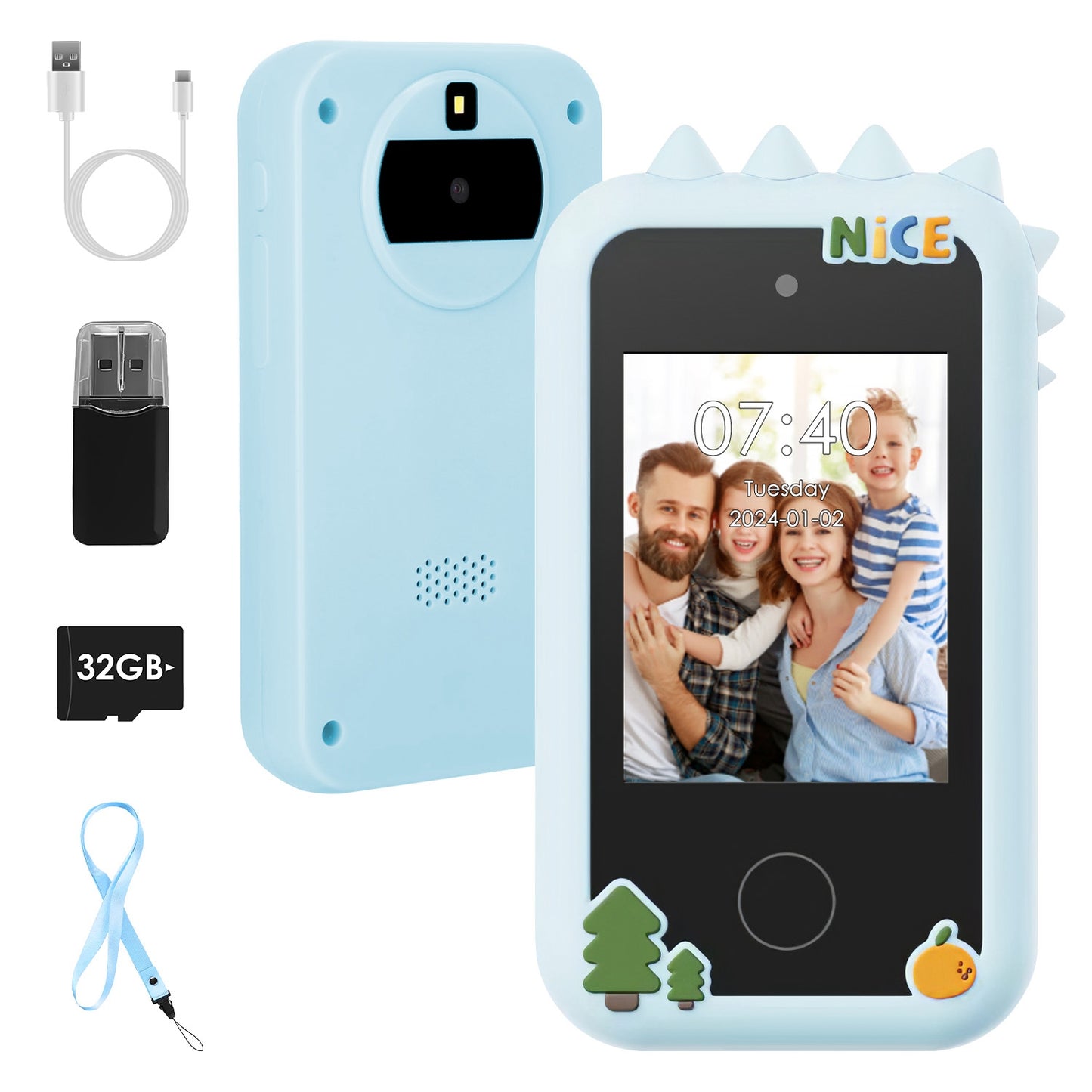 Kids Toy Smartphone with Dual Camera & 16 Educational Games