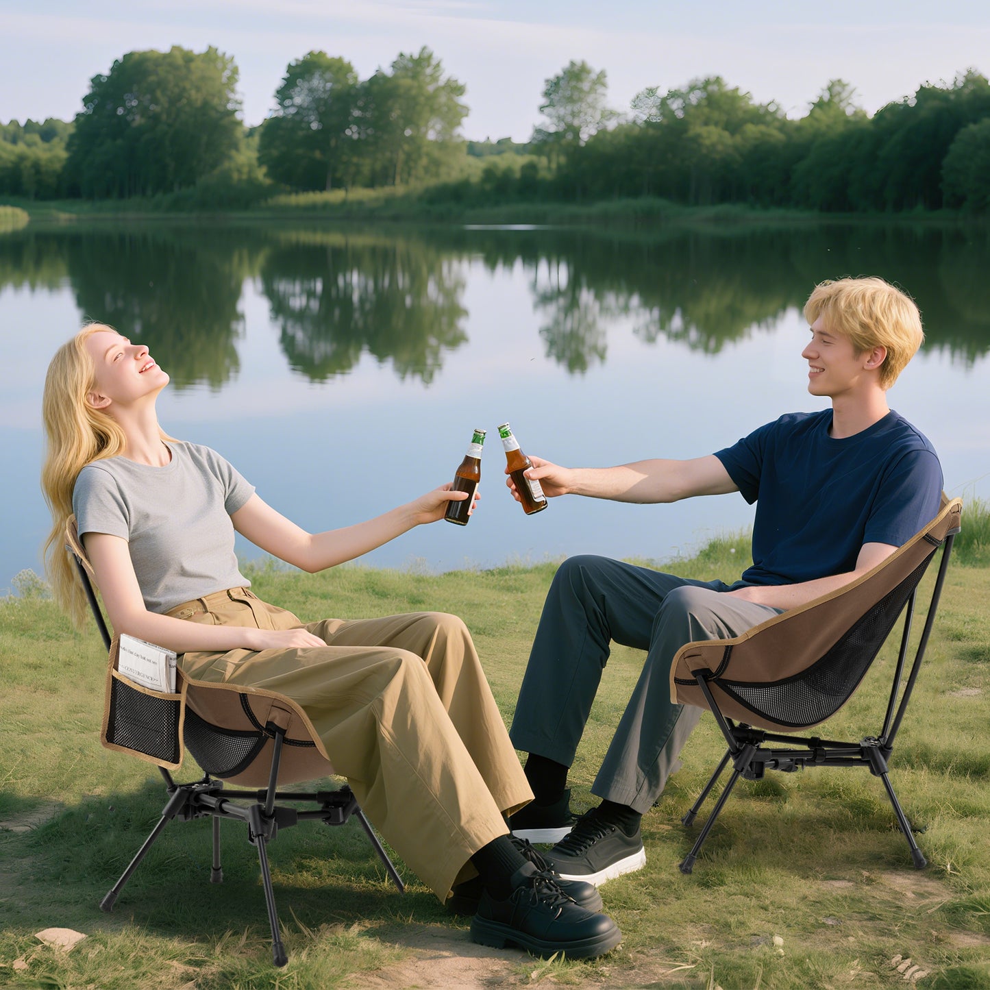 Portable Camping Chair with Carrying Bag