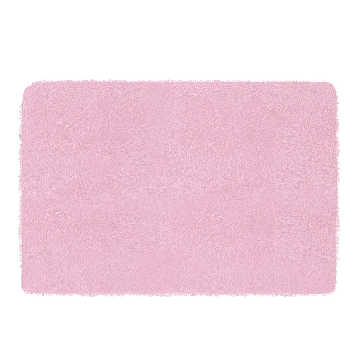 Shaggy Area Rug 4' x 2.6' Anti-Slip Soft Polyester Floor Mat