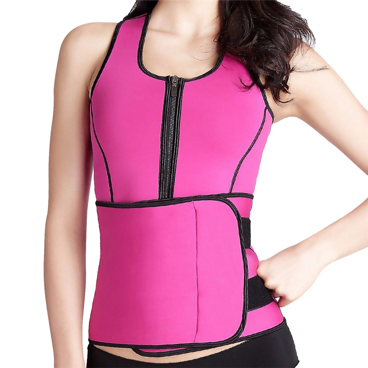 Waist Trainer Vest for Women with Zipper Closure