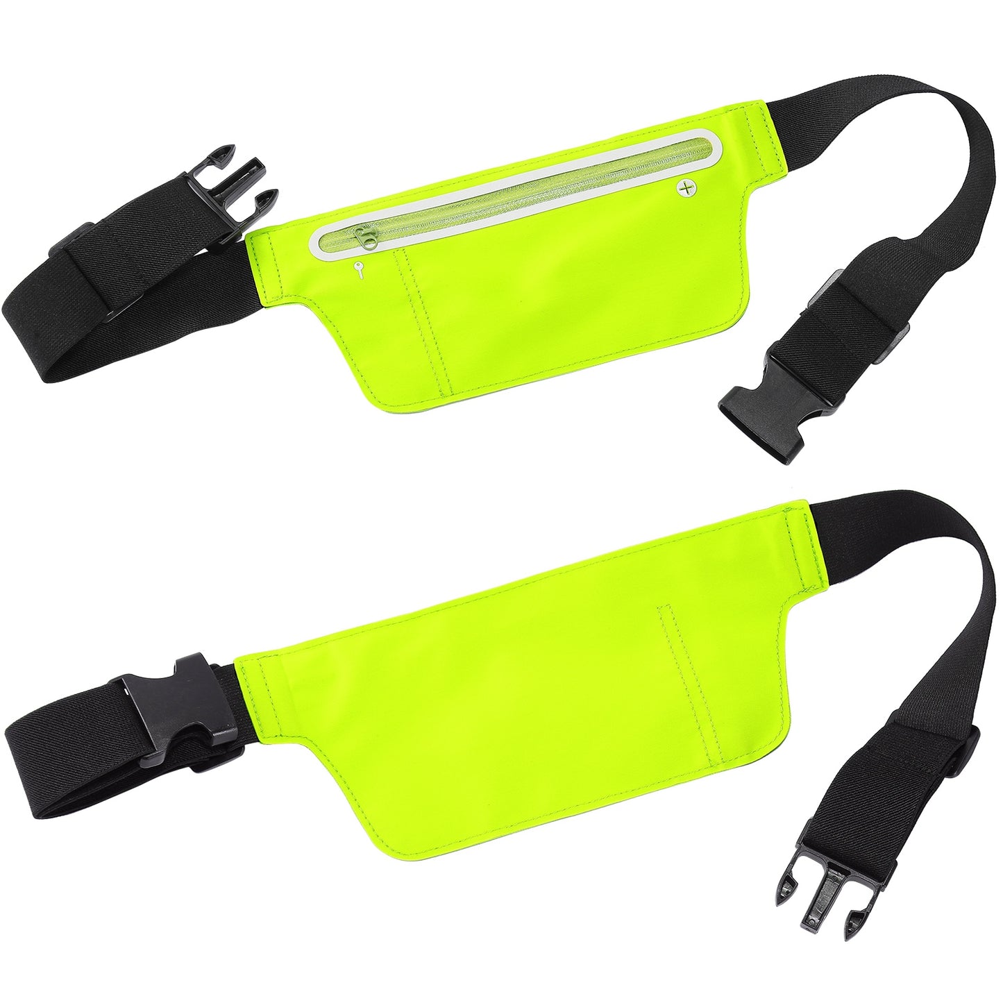 Running Belt Bag Adjustable Waist Pack with Reflective Strip