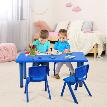 Kids Rectangular Plastic Activity Table for Learning & Play