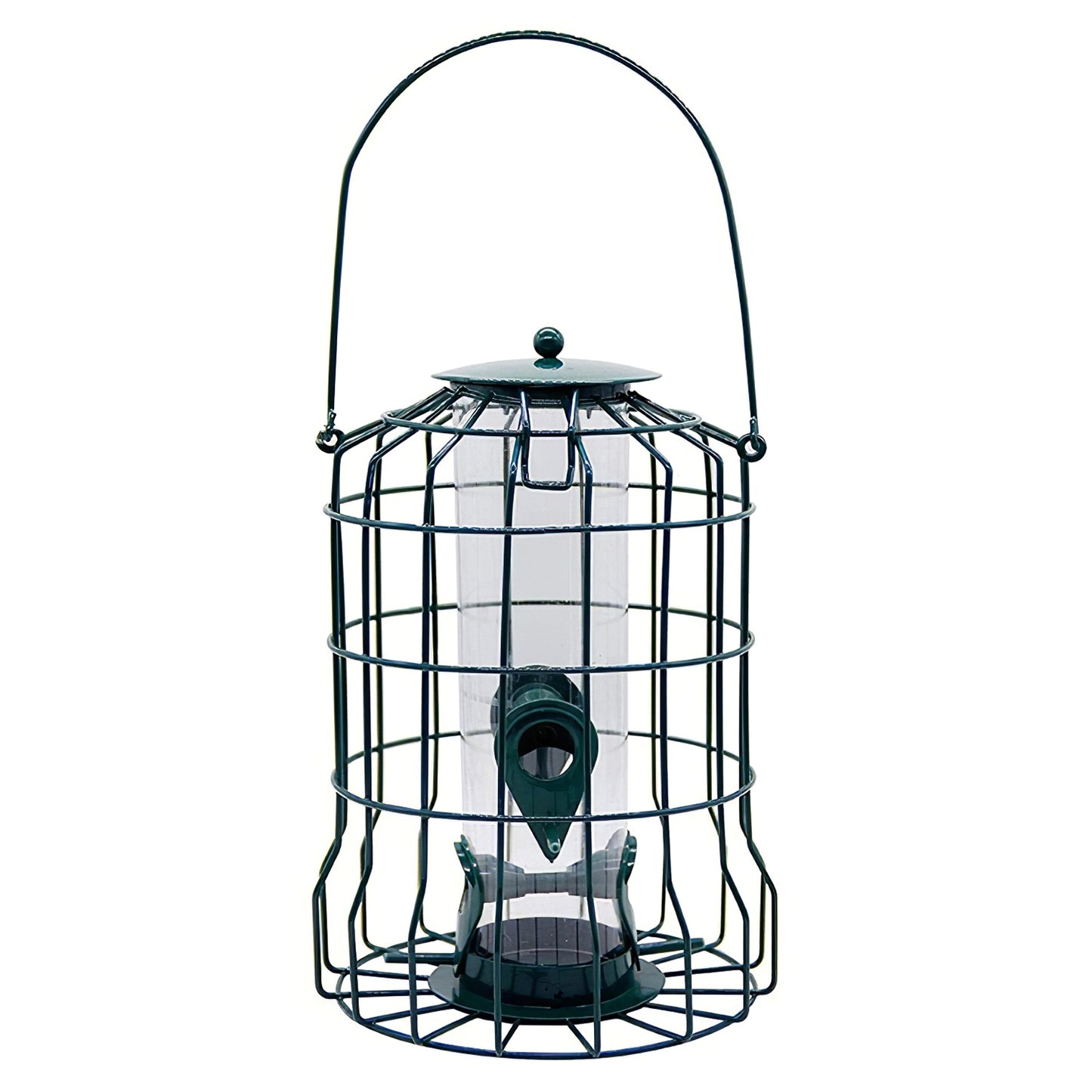 Squirrel-Proof Metal Bird Feeder with 4 Feeding Ports