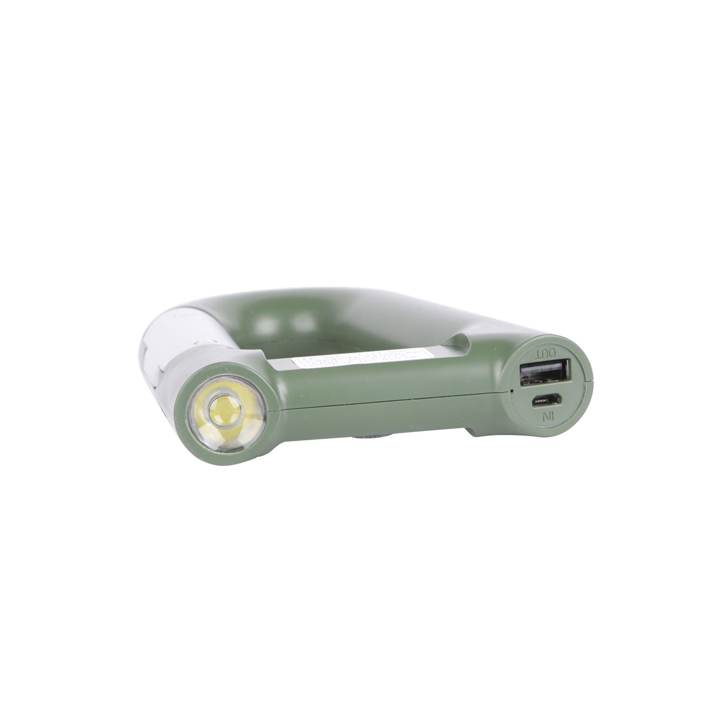 Carabiner Power Bank 2200mAh with LED Flashlight & Compass