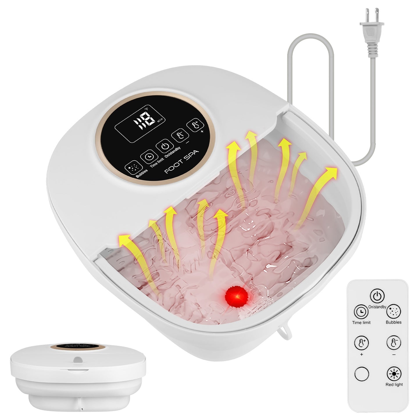 Collapsible Foot Spa Massager