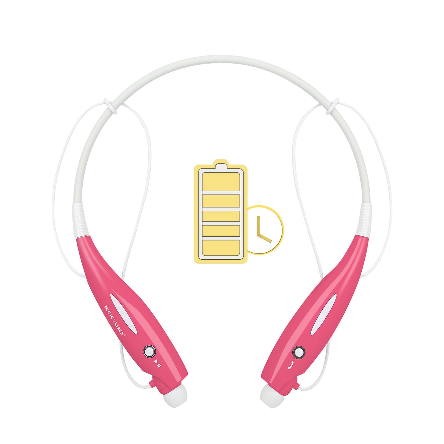 Wireless Sports Neckband Headphones with Magnetic Earbuds