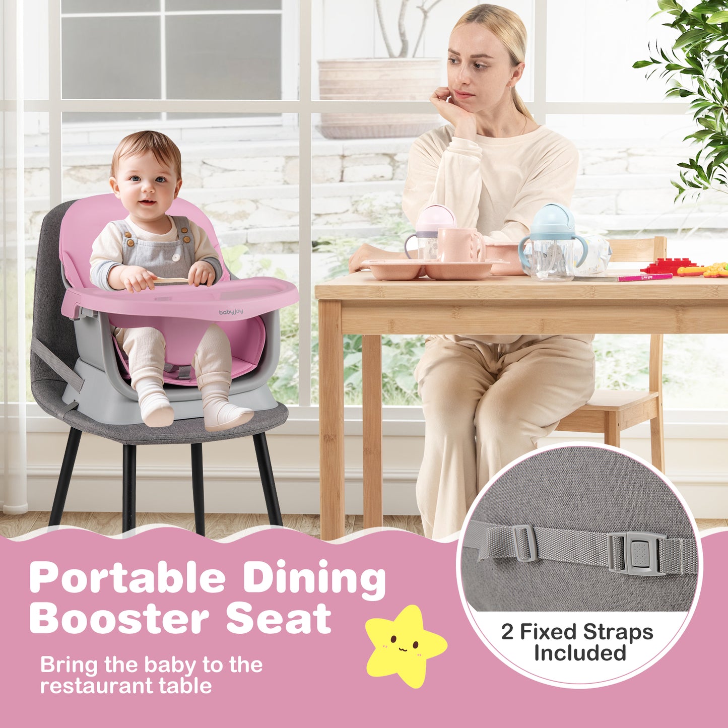 16-in-1 Convertible High Chair with Activity Center