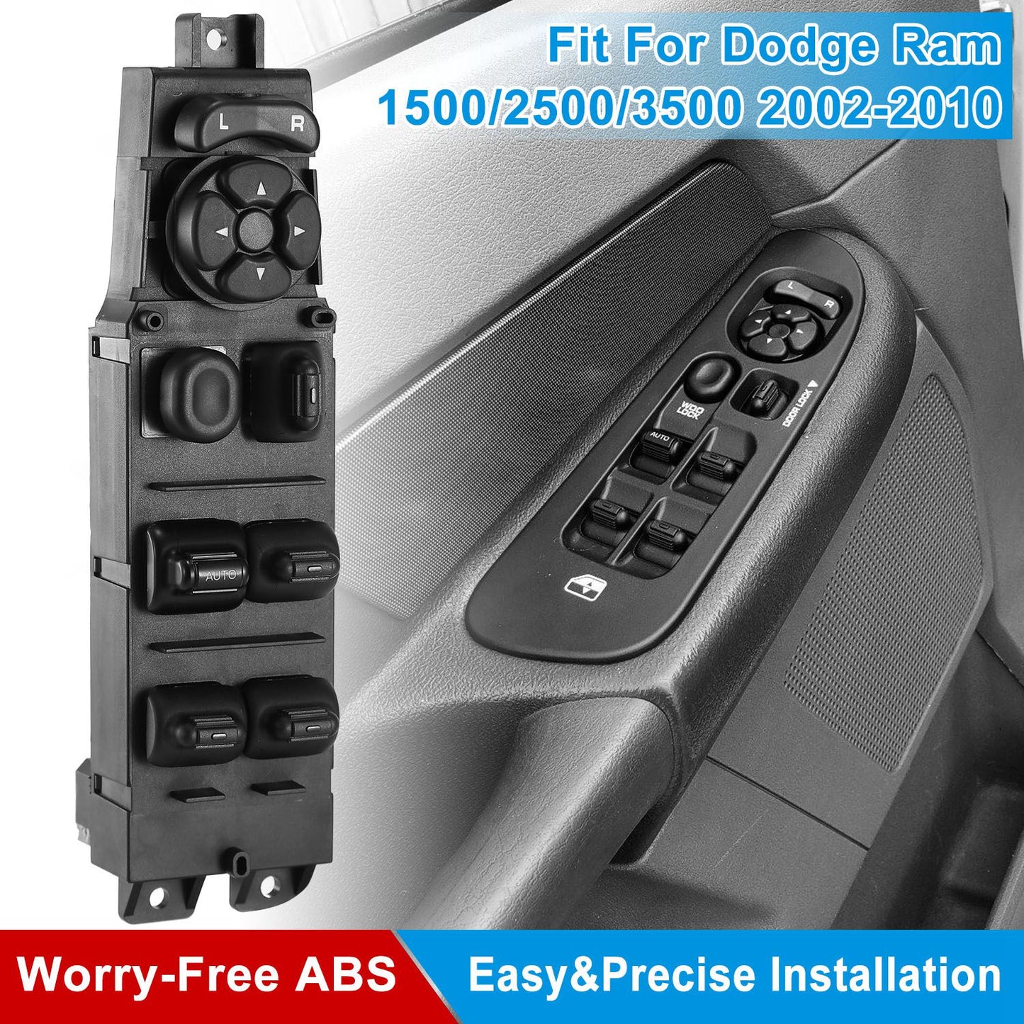 Master Power Window Switch for 2002-2010 Dodge Ram 1500/2500/3500