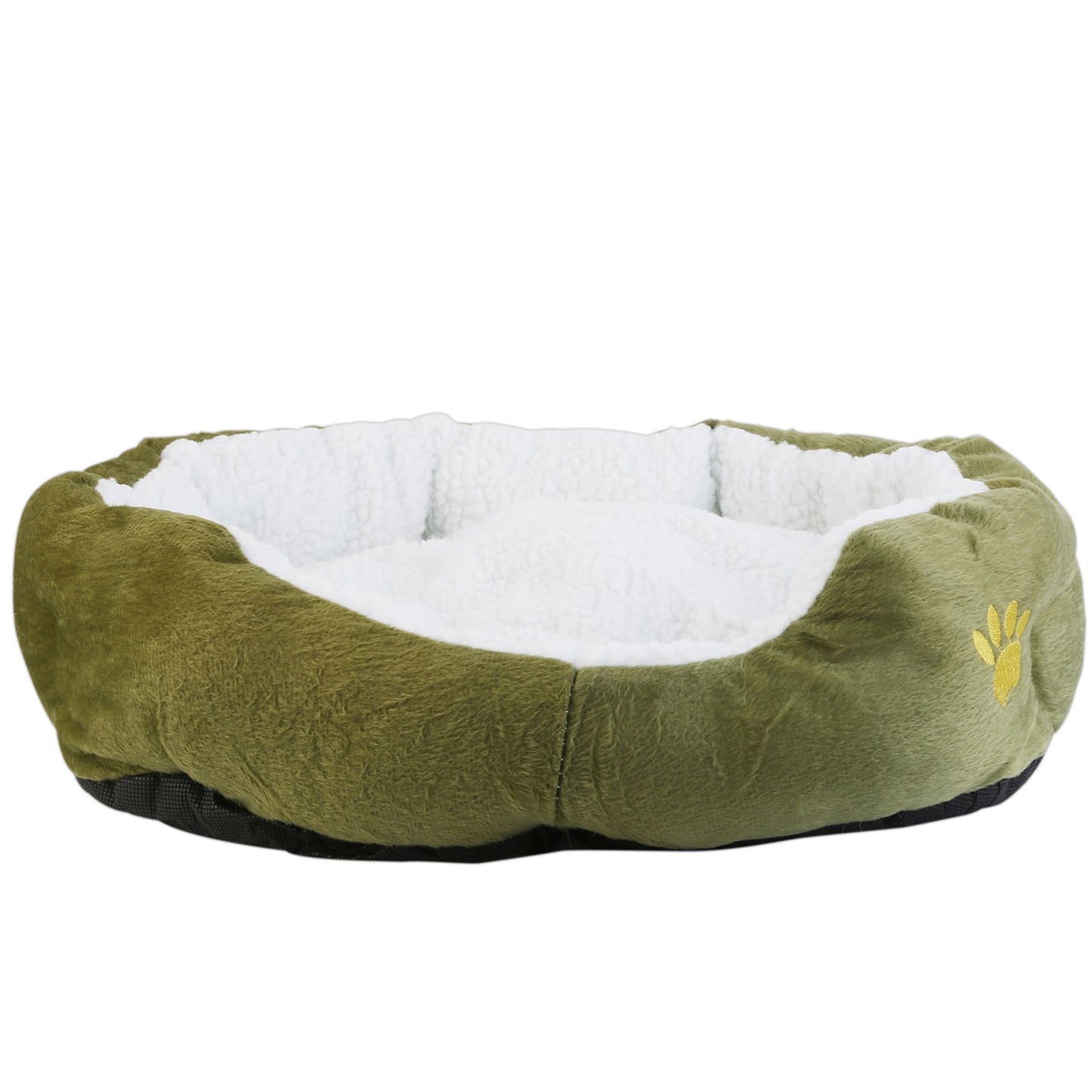 Soft Fleece Dog Bed with Reversible Cushion for Small Pets