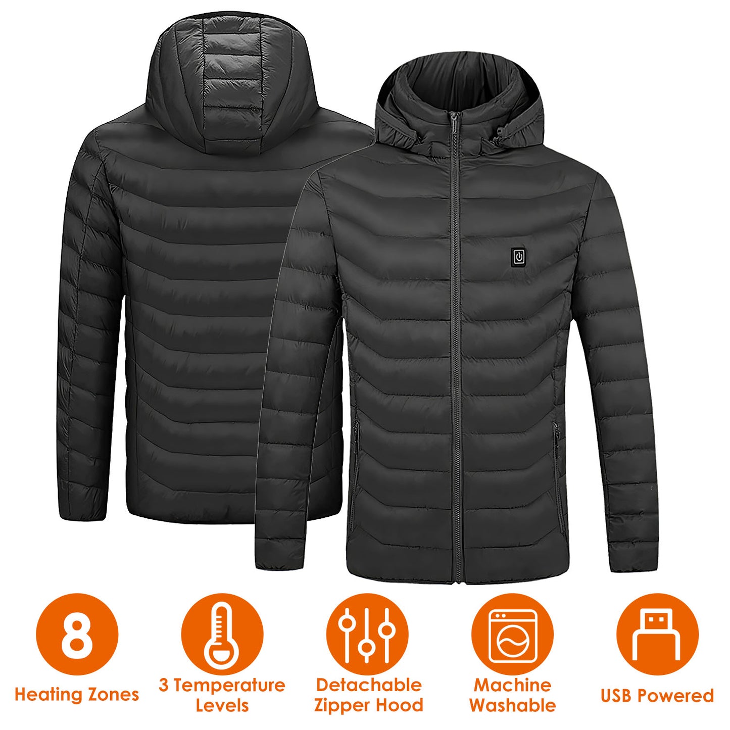 Heated Jacket Electric Heating Coat