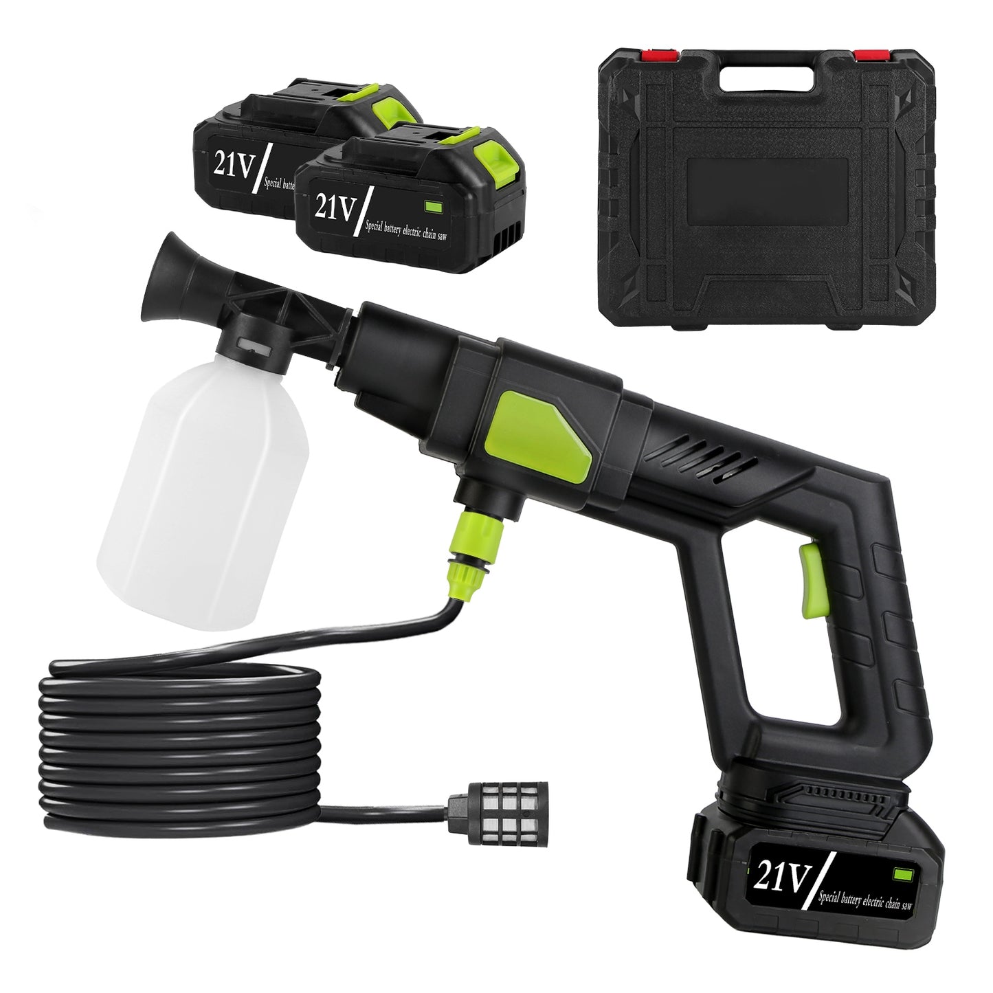 Cordless Pressure Washer 435PSI with 6-in-1 Nozzle