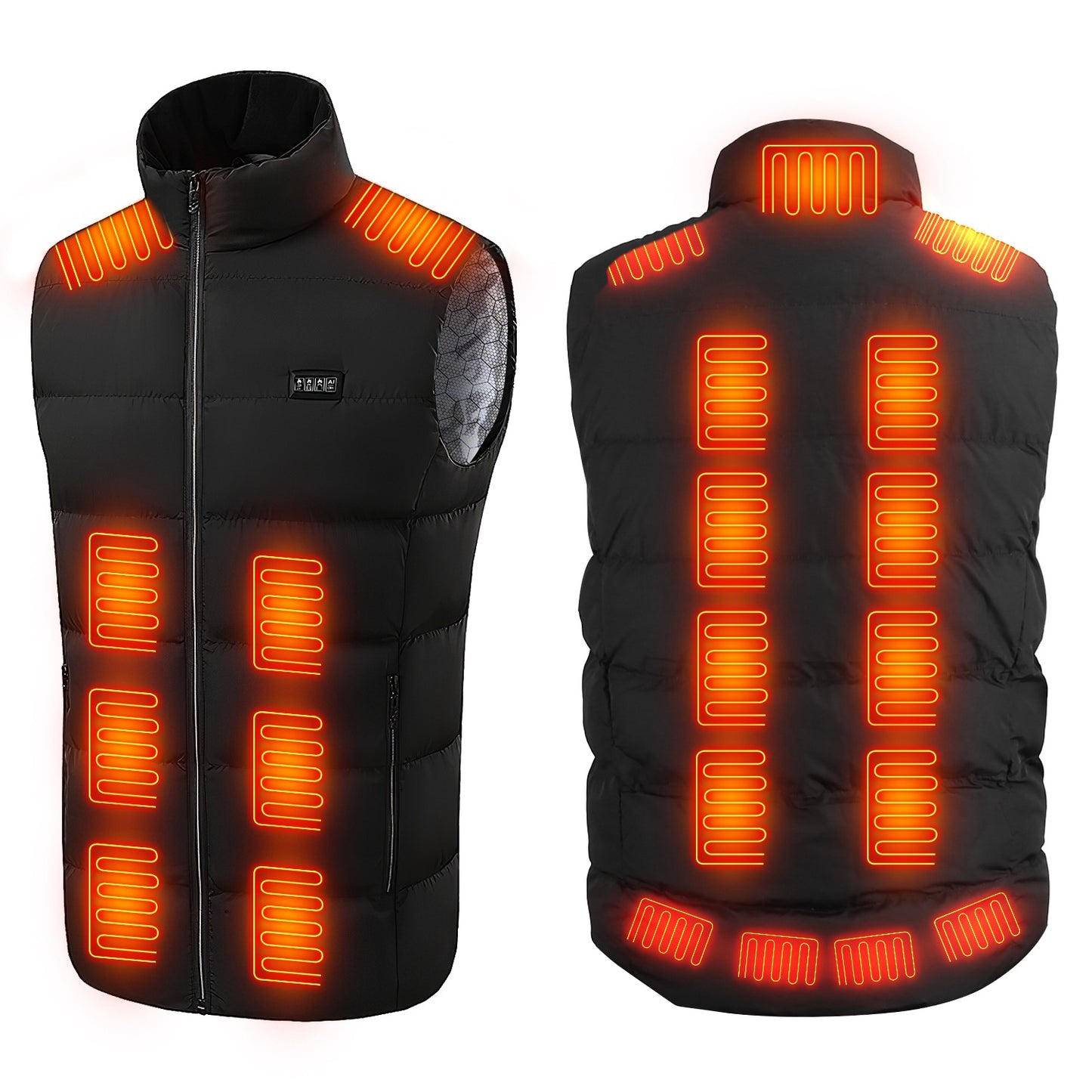 Heated Vest with 23 Heating Zones & 3 Temperature Levels