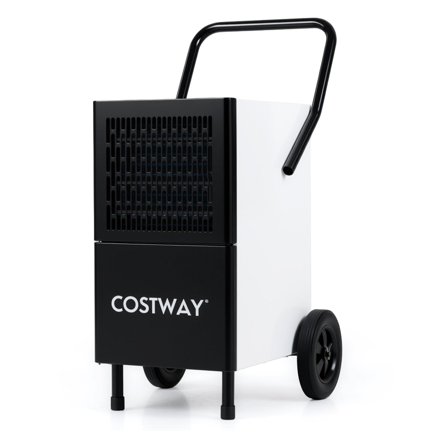 189 Pints Commercial Dehumidifier with Built-in Water Pump-Black