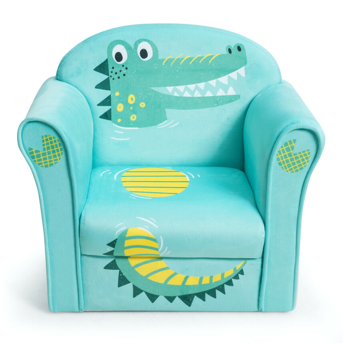 Kids Astronaut Armrest Upholstered Sofa Chair