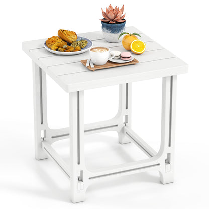 18" Adirondack Side Table with Slatted HDPE Surface