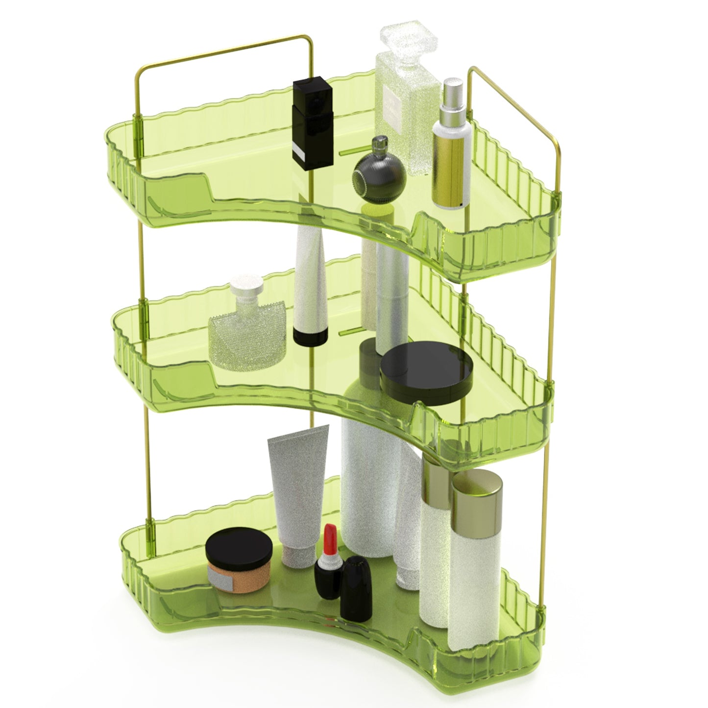3-Tier Corner Countertop Organizer for Bathroom & Vanity