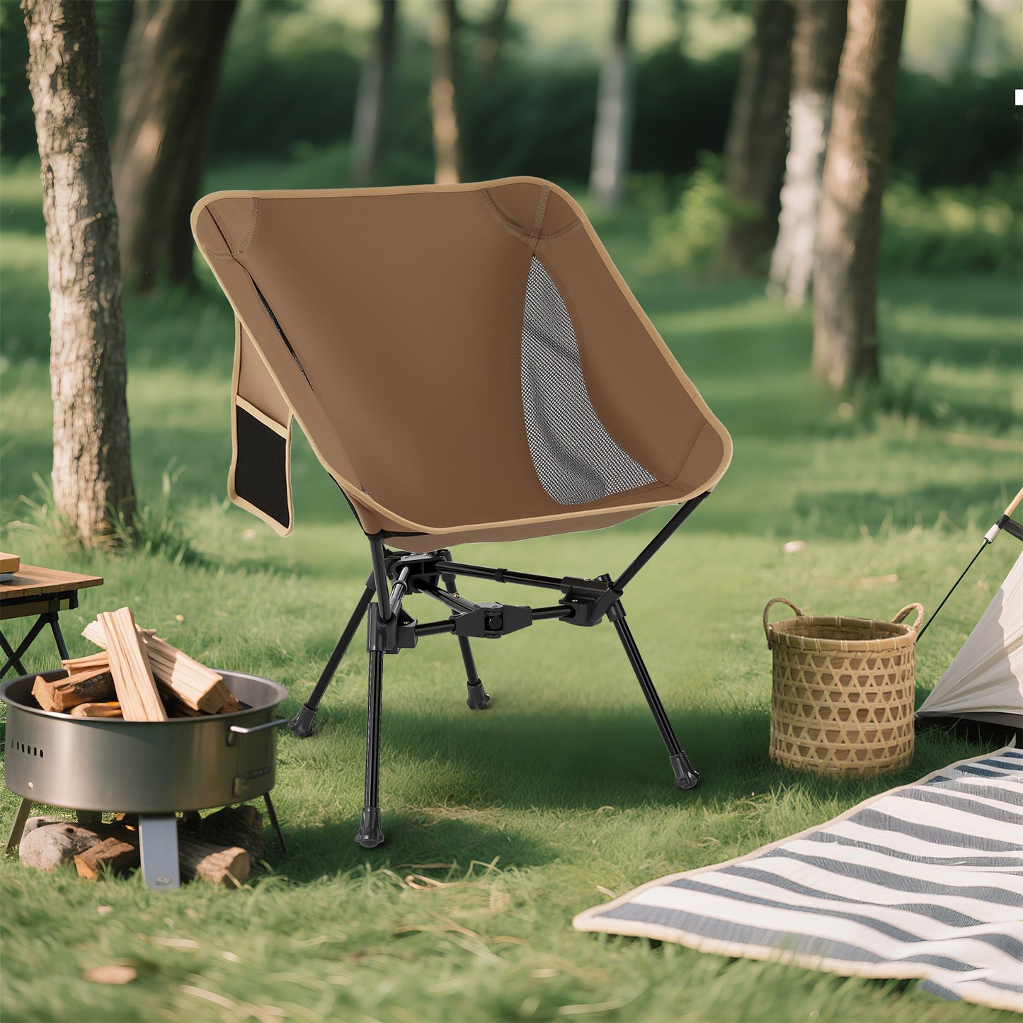 Portable Camping Chair with Carrying Bag