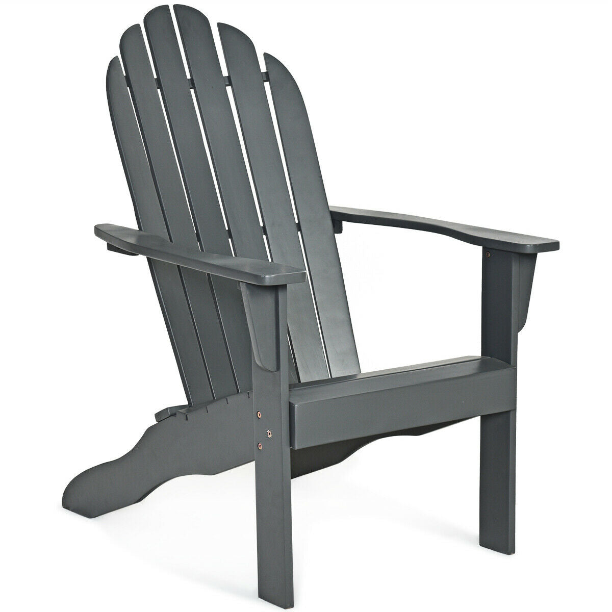 Acacia Wood Adirondack Chair with Ergonomic Design