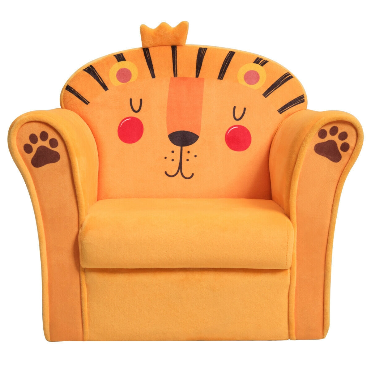 Kids Astronaut Armrest Upholstered Sofa Chair