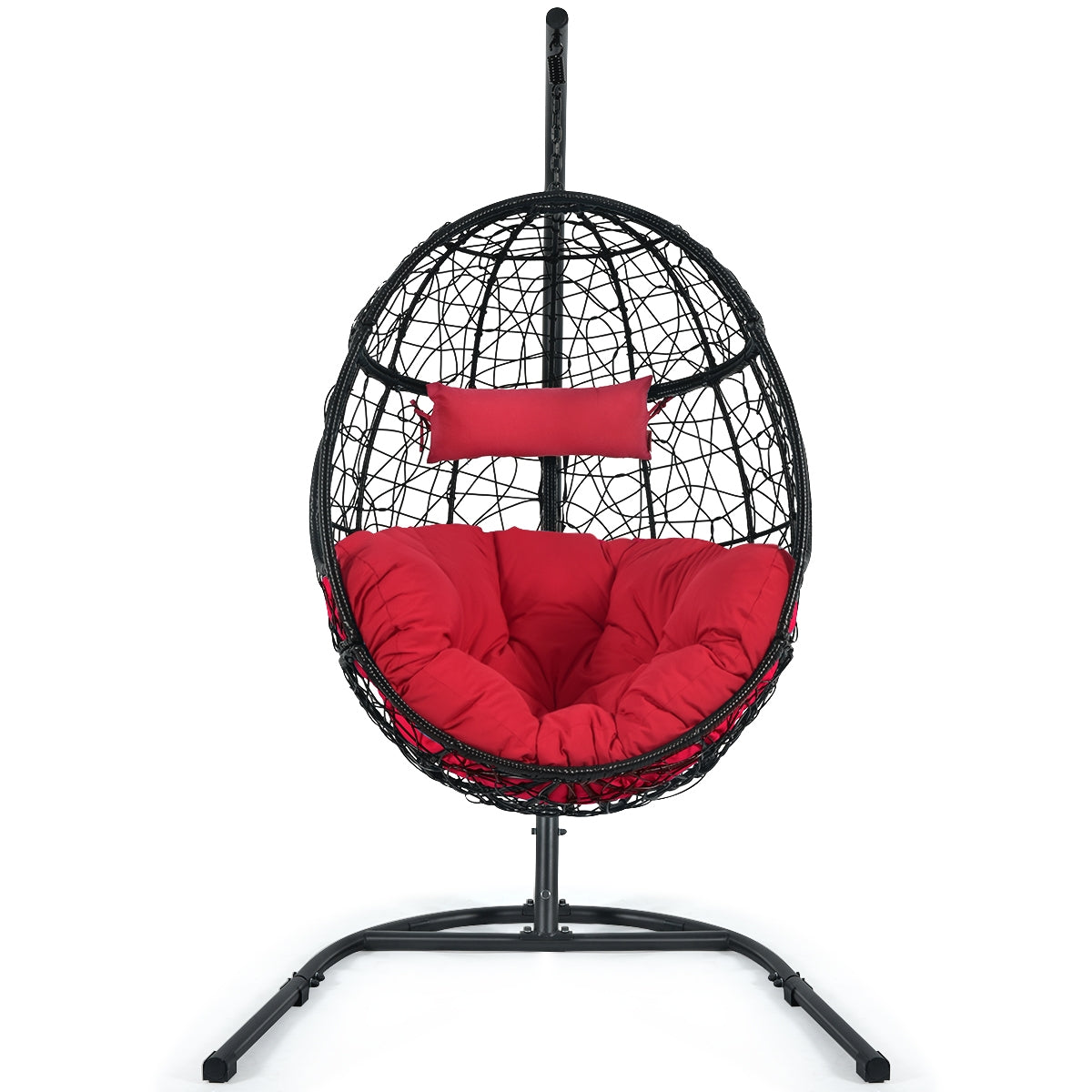 Hanging Hammock Chair with Stand and Cushion