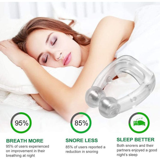 4Pcs Magnetic Nose Clip Anti Snoring Device