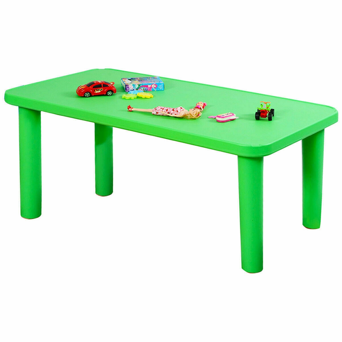 Kids Portable Plastic Activity Table 48" x 24" Green