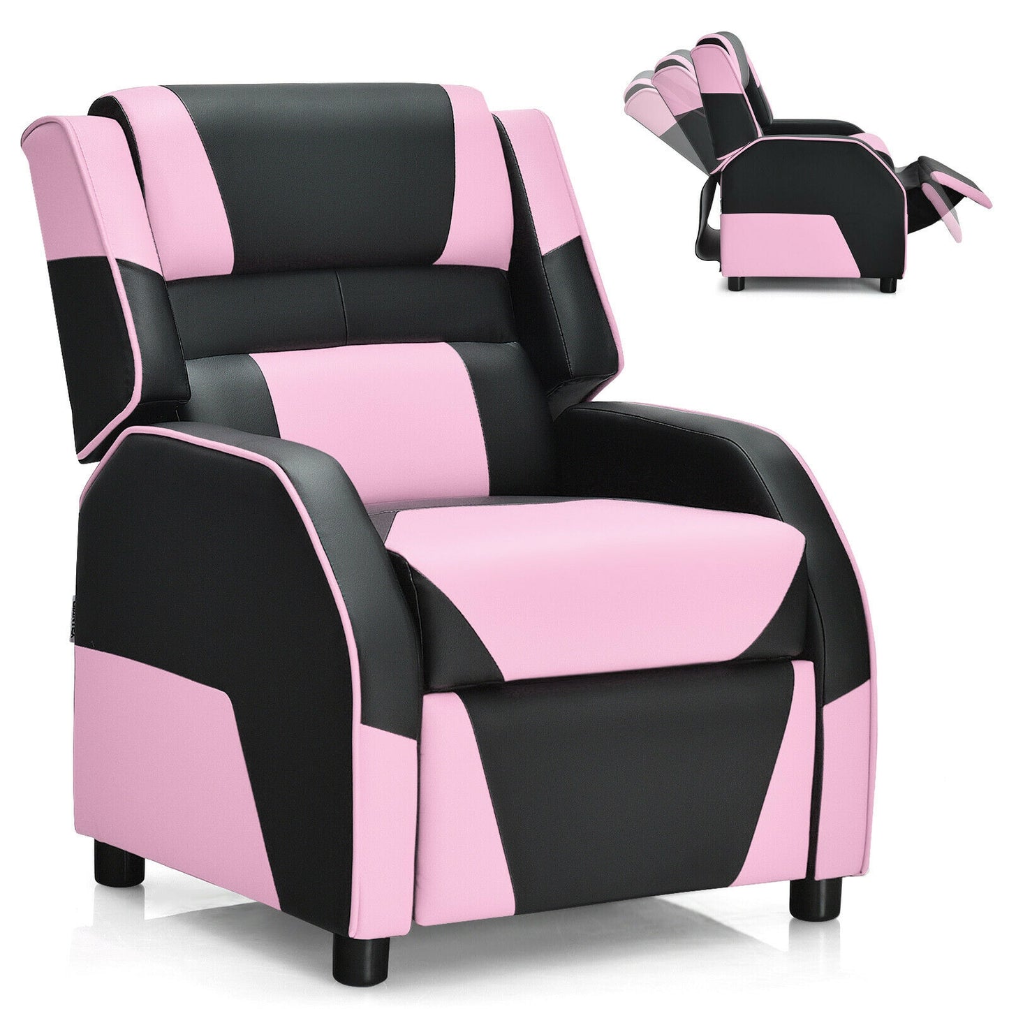 Kids Gaming Recliner with Headrest and Footrest