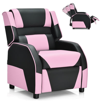 Kids Gaming Recliner with Headrest and Footrest