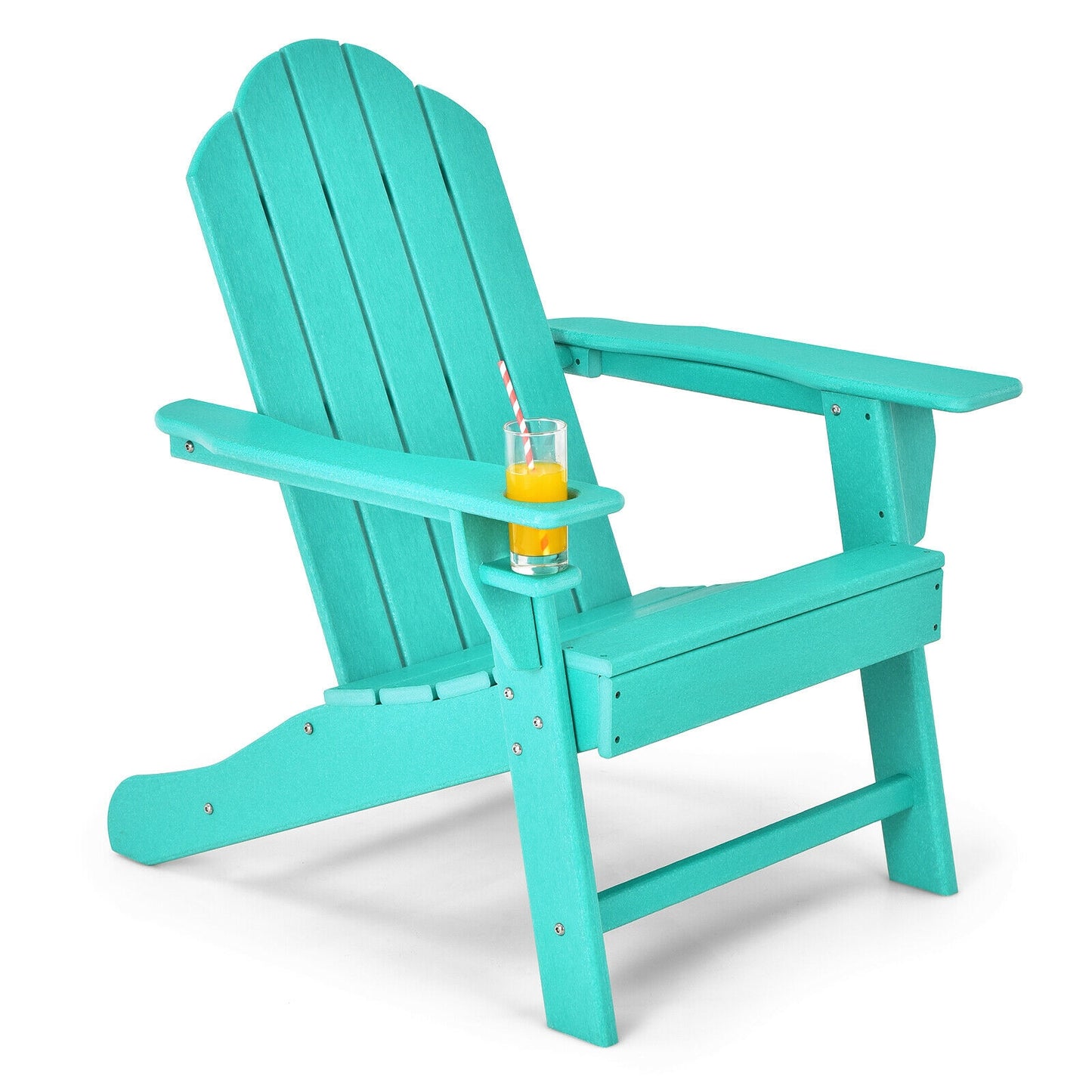 Adirondack Chair with Cup Holder - All-Weather PE