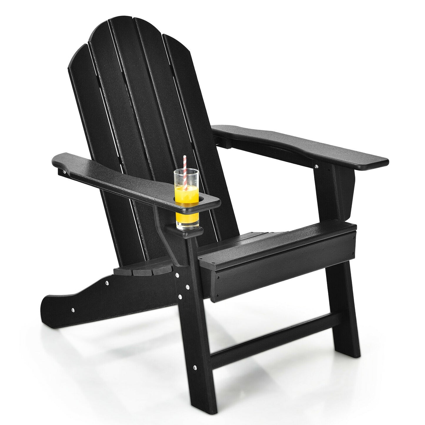 Adirondack Chair with Cup Holder - All-Weather PE
