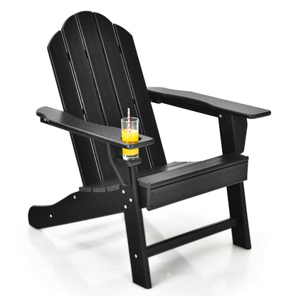 Adirondack Chair with Cup Holder - All-Weather PE