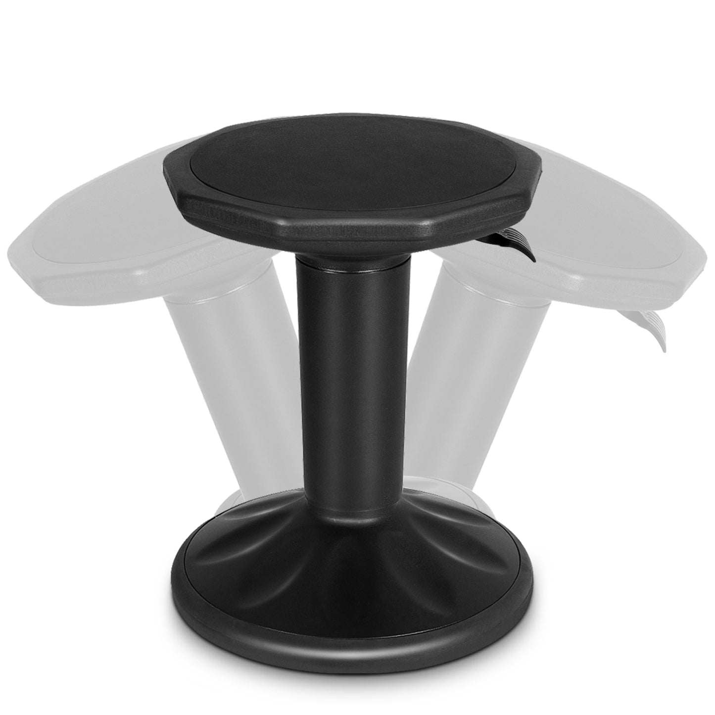 Adjustable Active Learning Wobble Stool with Cushion Seat
