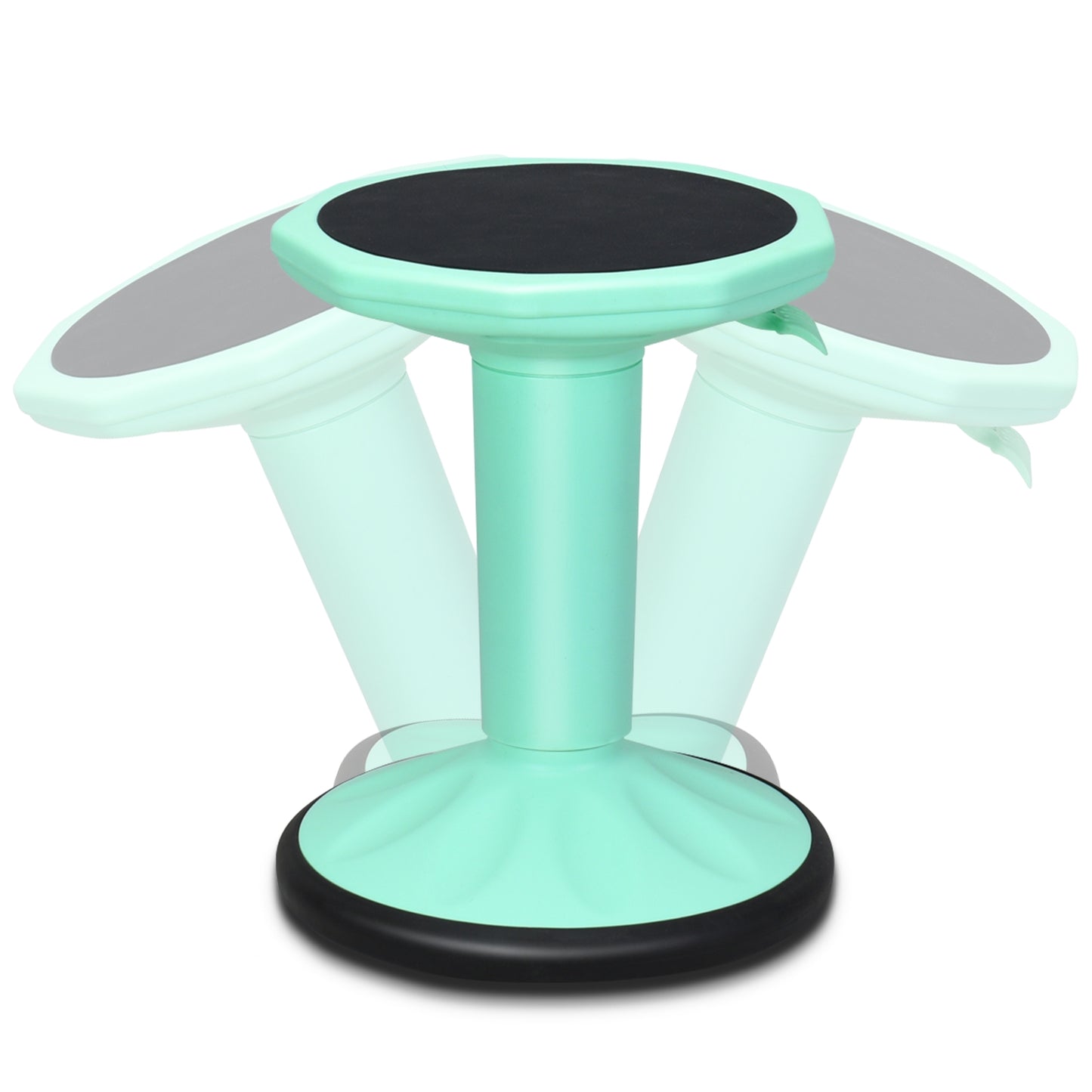 Adjustable Active Learning Wobble Stool with Cushion Seat